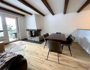 Modern crossing apartment facing Piz Rosatsch